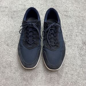 Wolf & Sheperd Crossover Longwing Suede Sneaker Shoes Mens 14M Navy Blue Casual